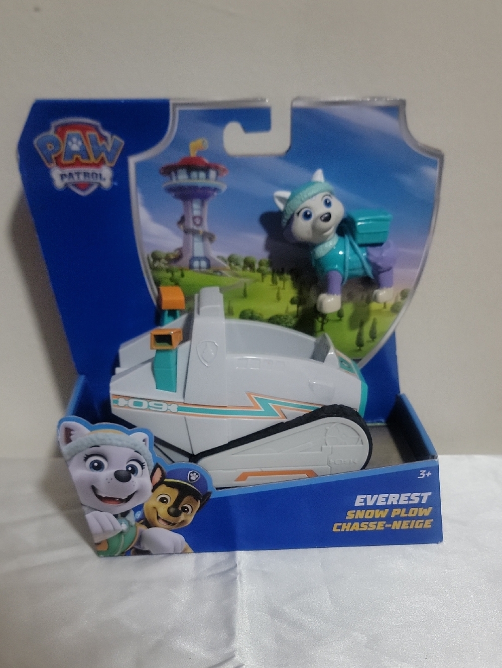 Paw Patrol Everest Snow Plow Vehicle - White & Teal